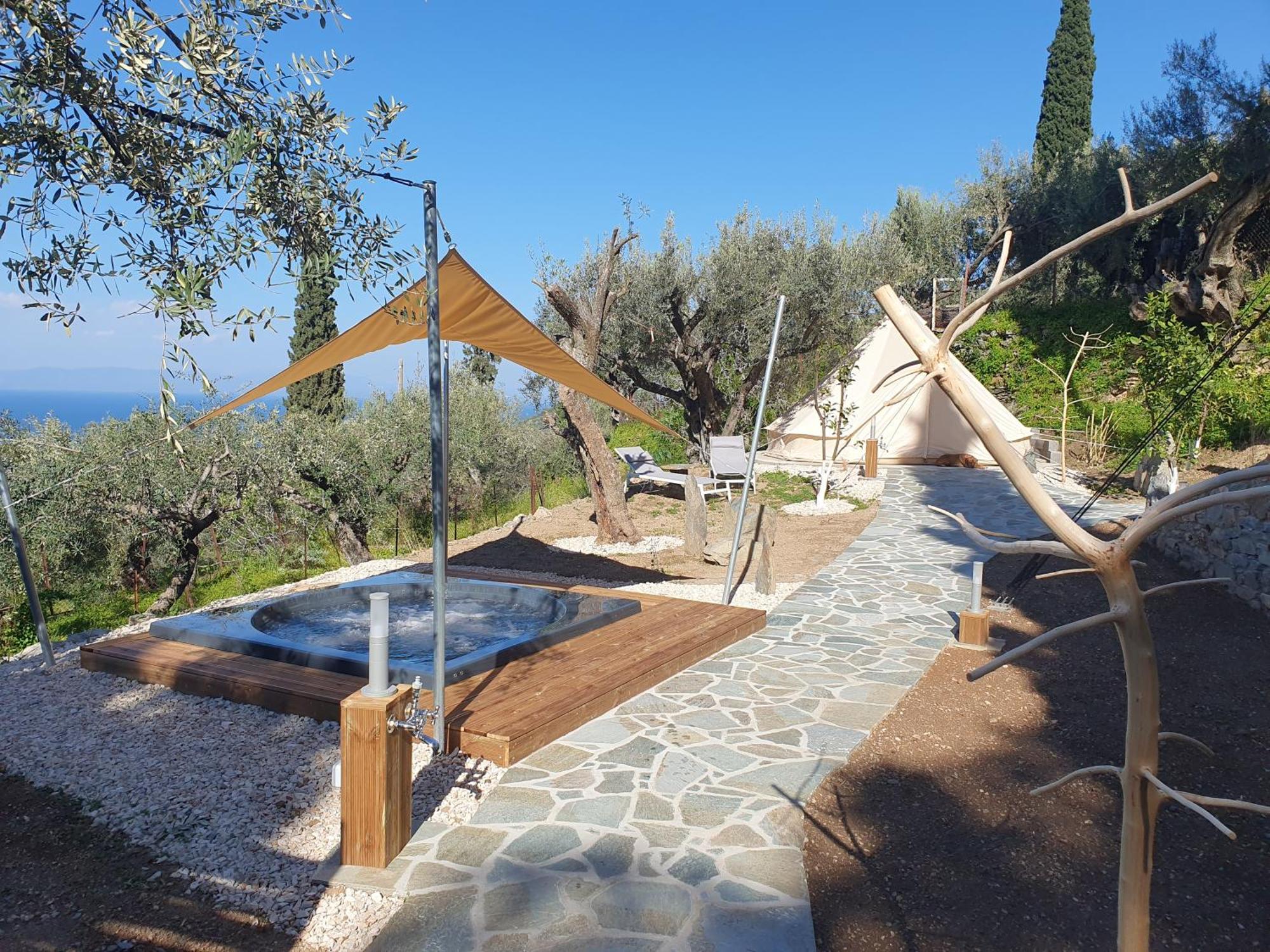 Studios Kyparissi & Spa Tirós Buitenkant foto